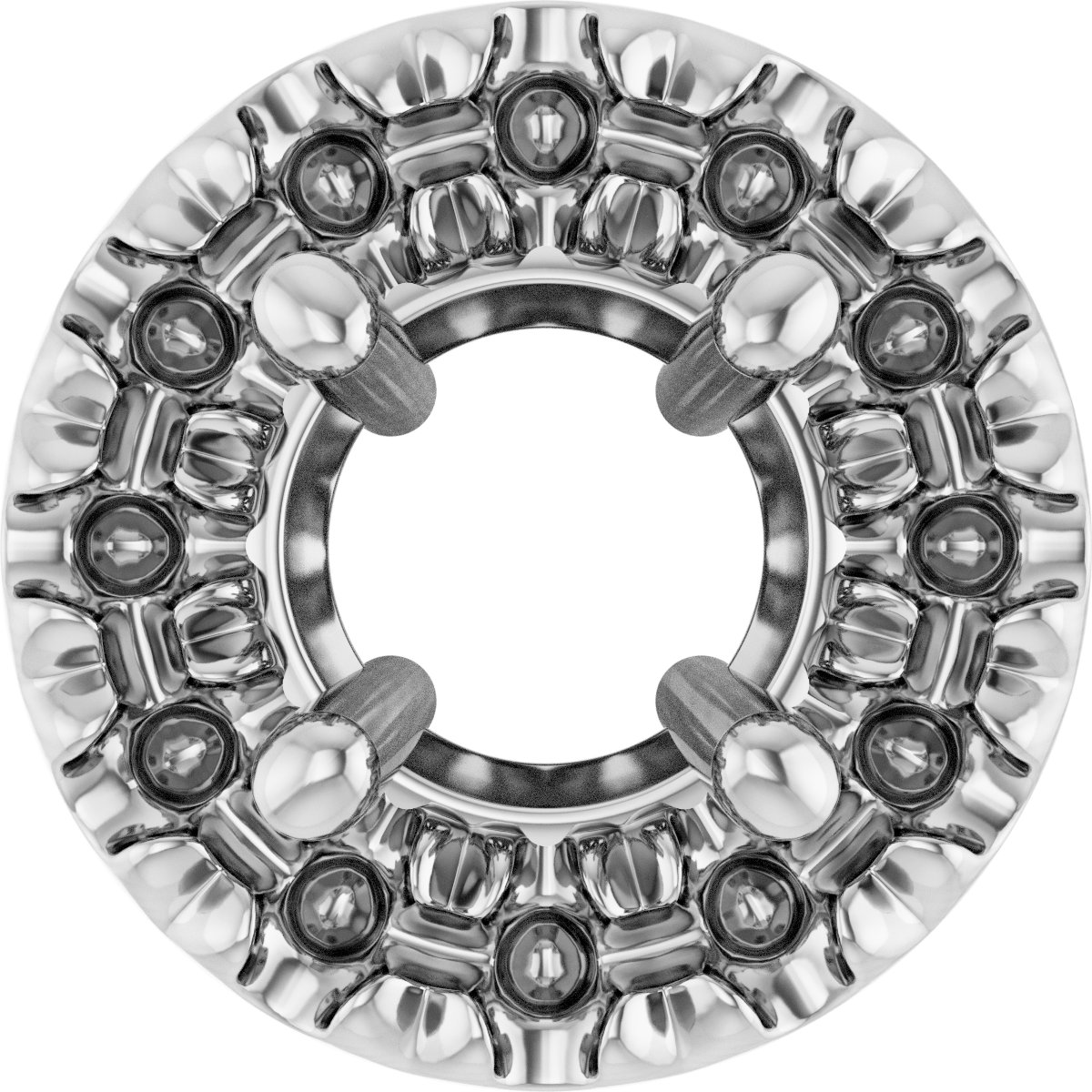 Halo-Style Pendant
