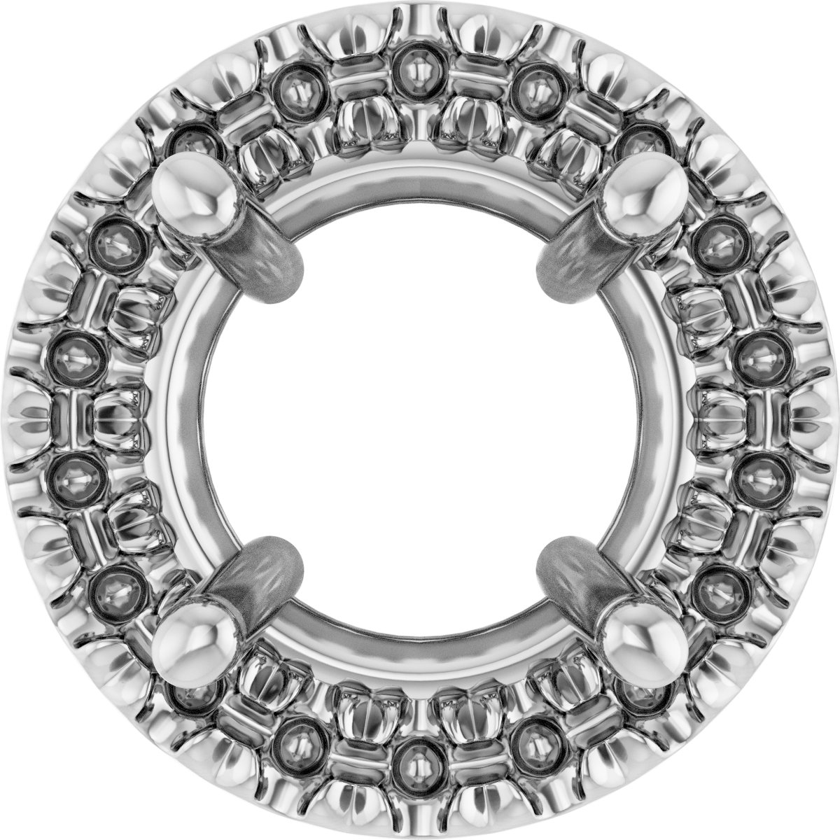 Halo-Style Pendant