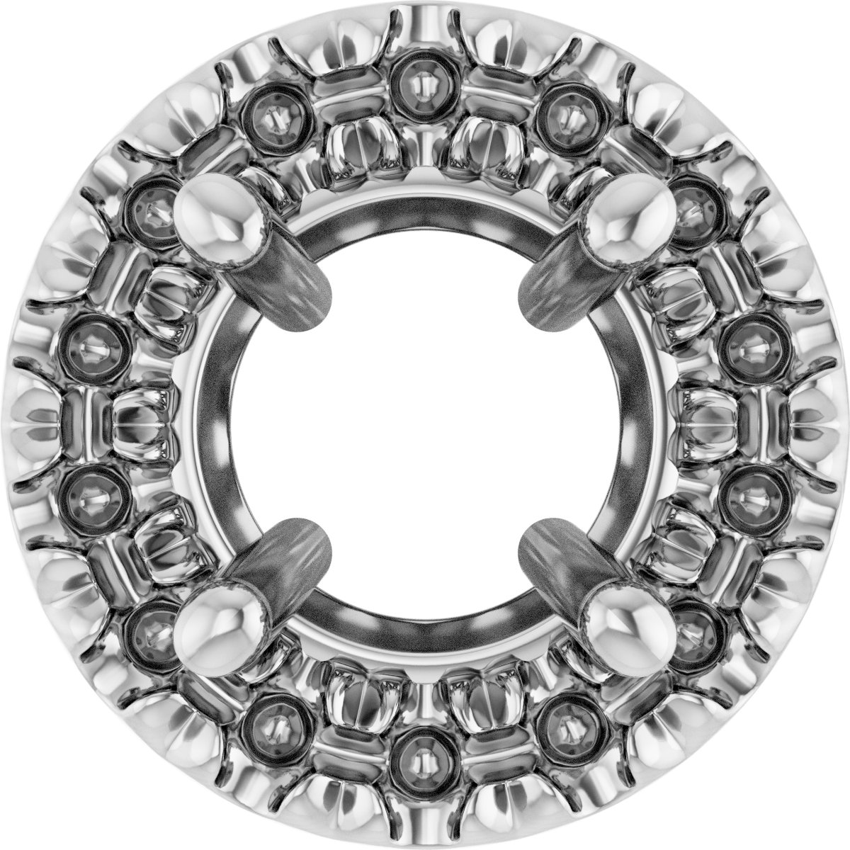 Halo-Style Pendant