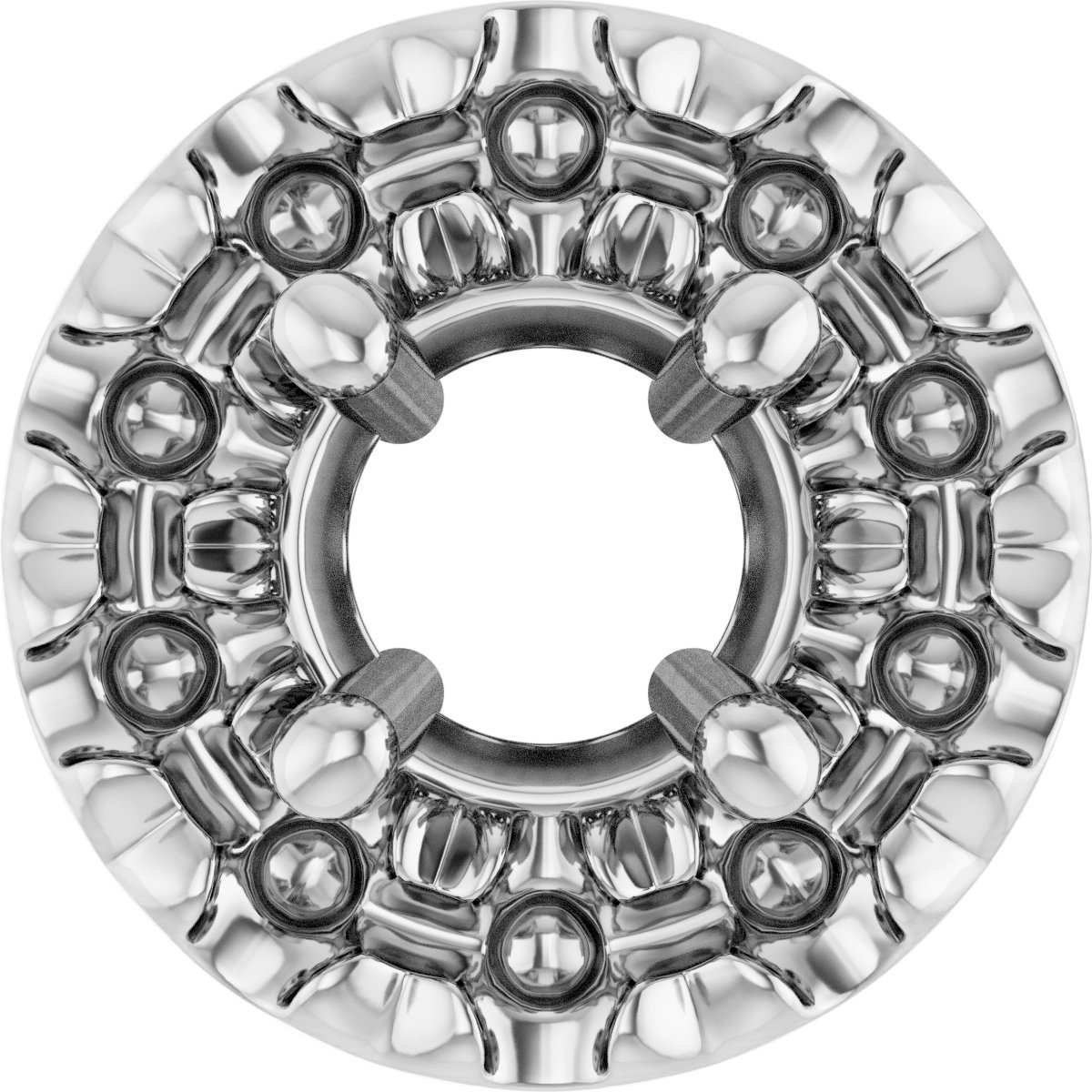Halo-Style Pendant