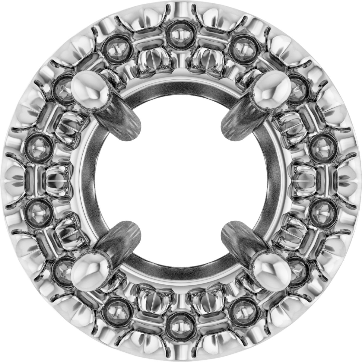 Halo-Style Pendant