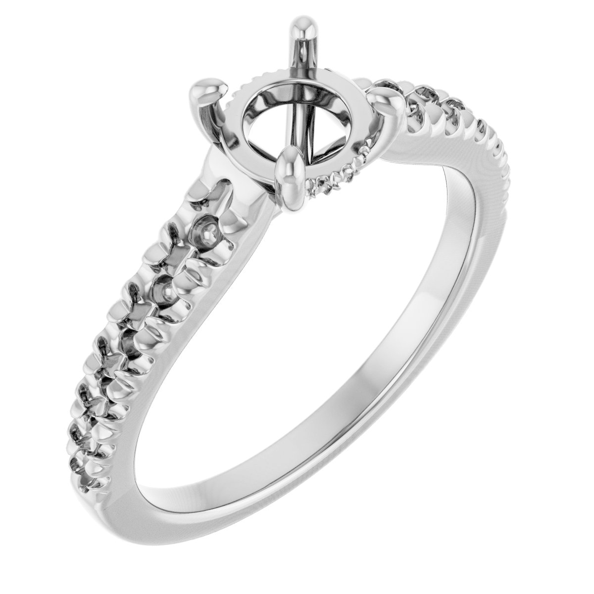 Accented Engagement Ring