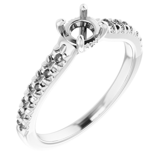 Accented Engagement Ring