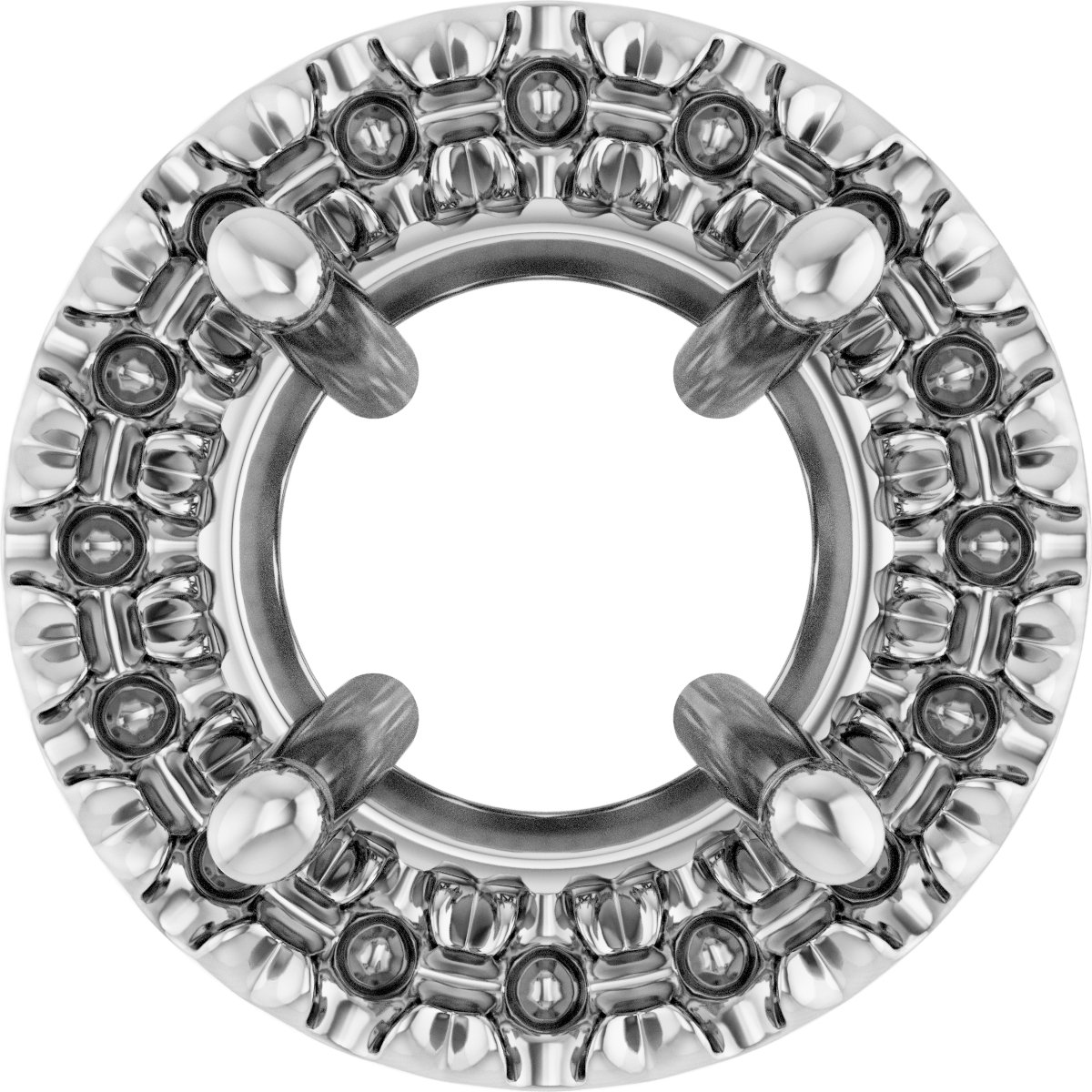 Halo-Style Pendant
