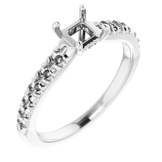 Accented Engagement Ring