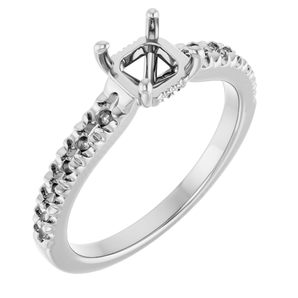Accented Engagement Ring