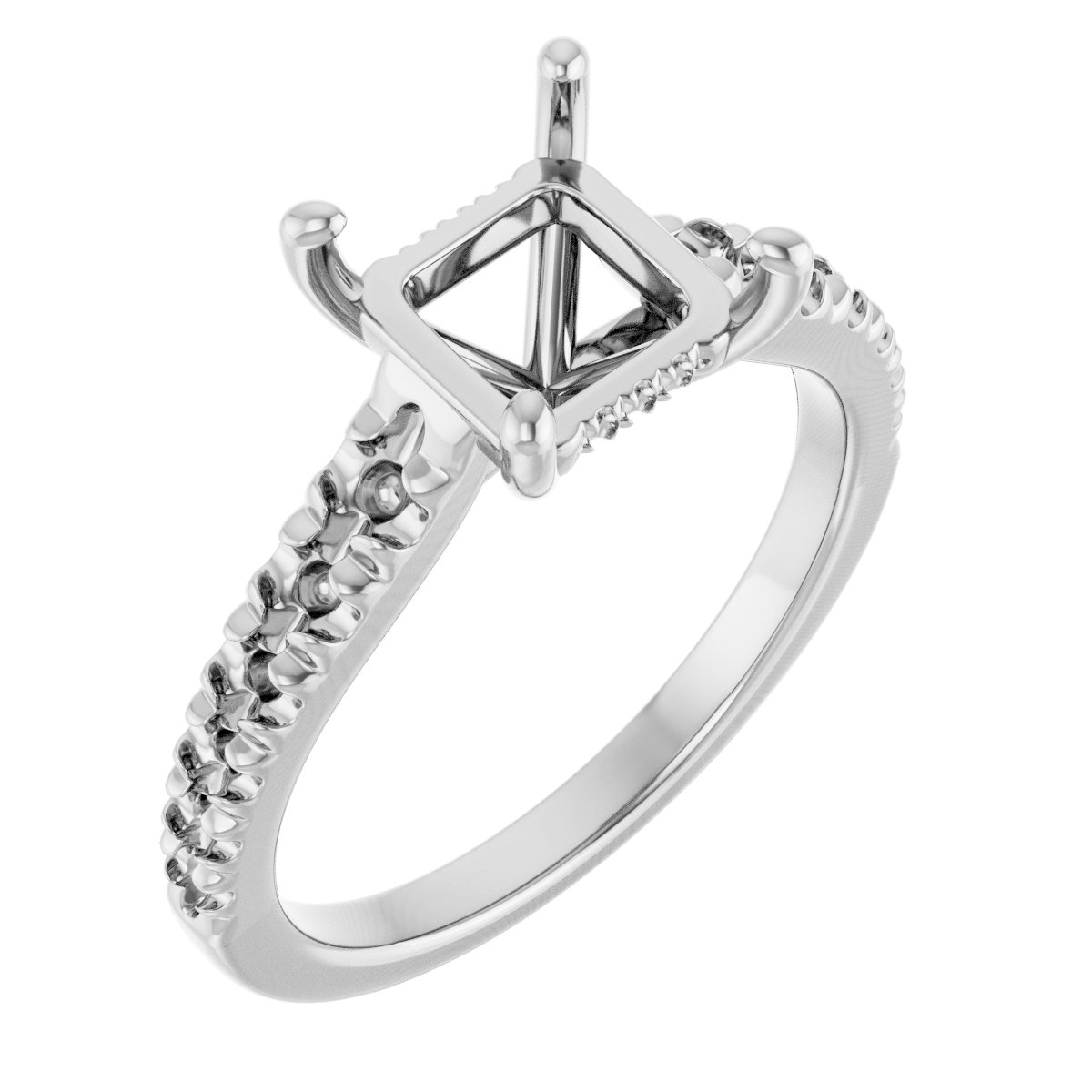 Accented Engagement Ring
