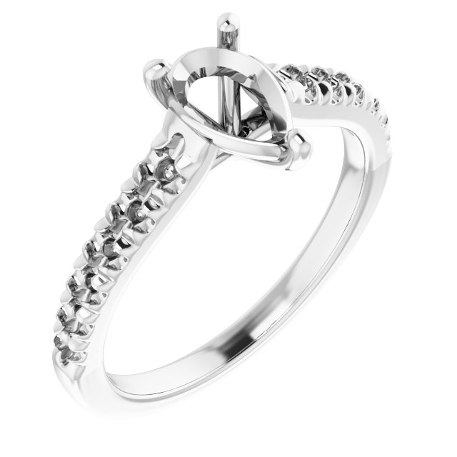 Accented Engagement Ring