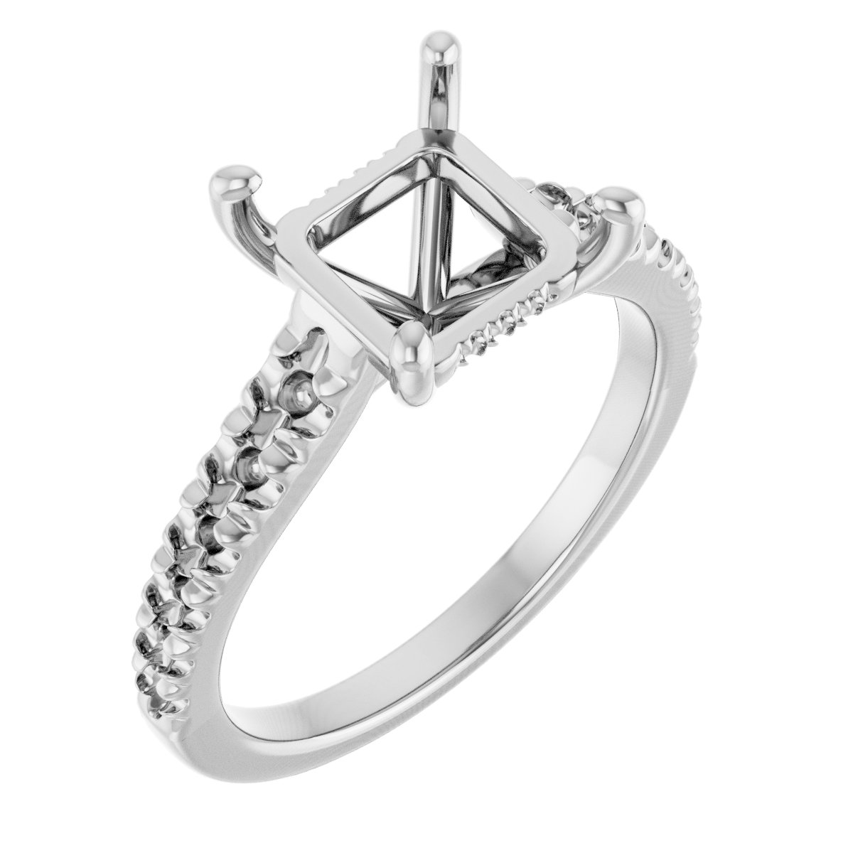 Accented Engagement Ring
