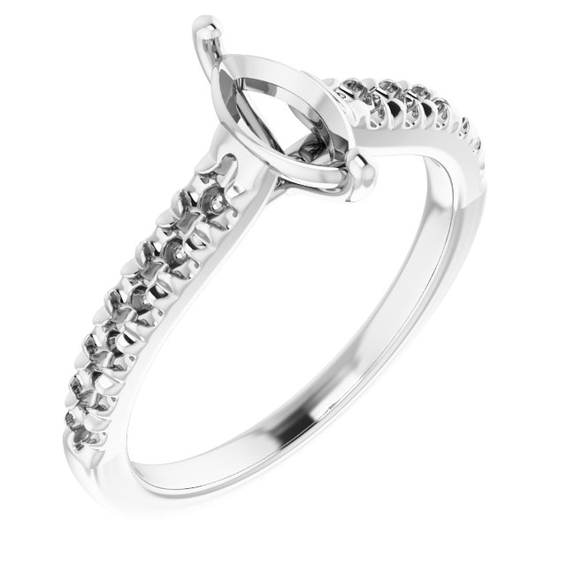 Accented Engagement Ring