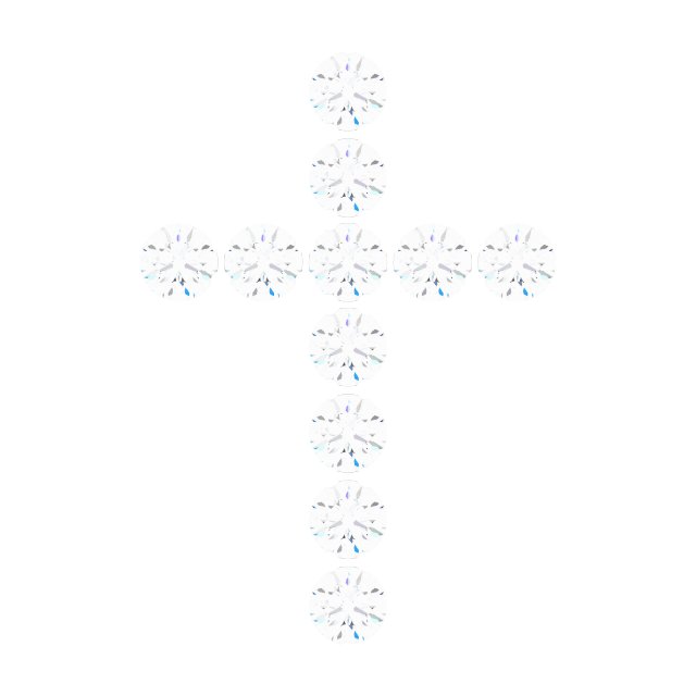 Accented Cross Necklace or Pendant