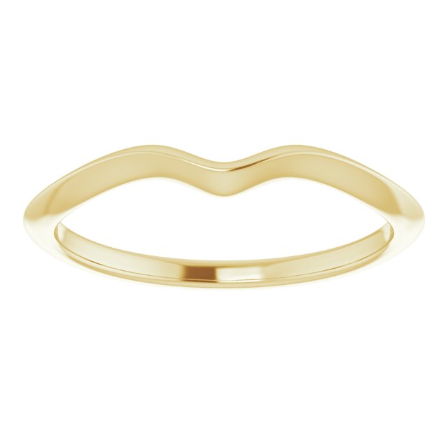 14K Yellow Gold Matching Band