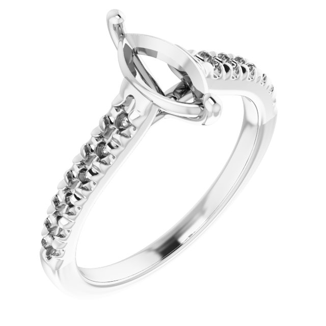 Accented Engagement Ring