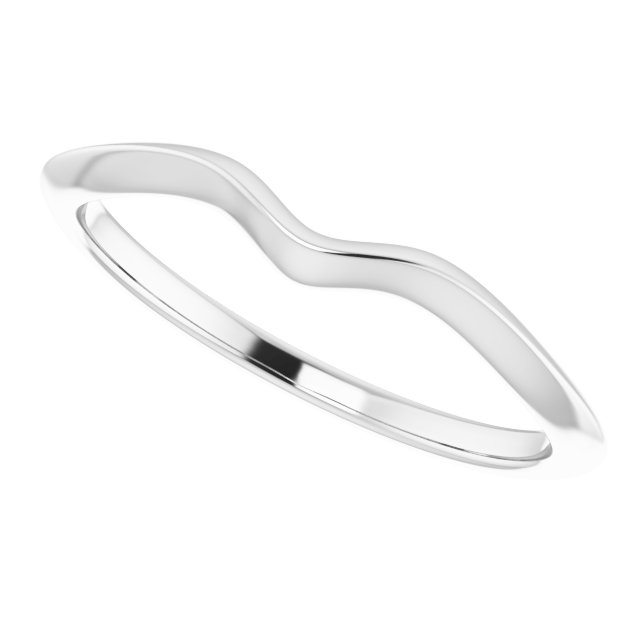 14K White Matching Band-5