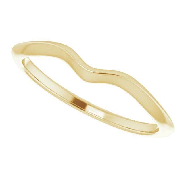 14K Yellow Gold Matching Band
