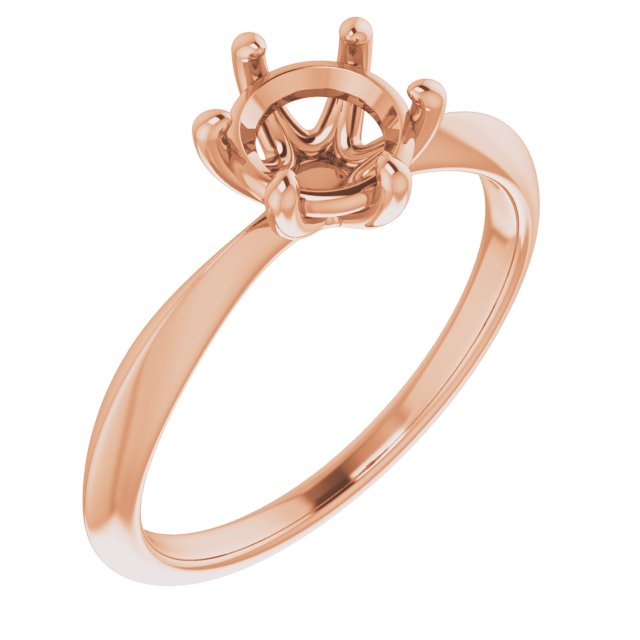 Solitaire Engagement Ring or Band