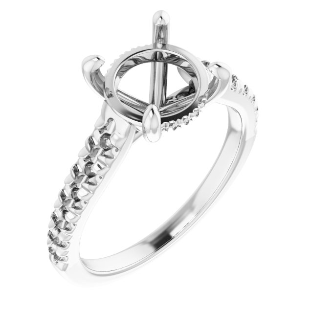 Accented Engagement Ring