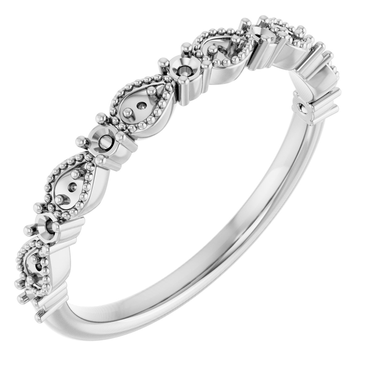 Platinum 1/5 CTW Natural Diamond Anniversary Band