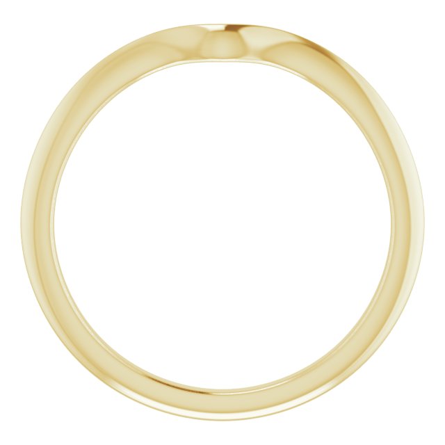 14K Yellow Gold Matching Band