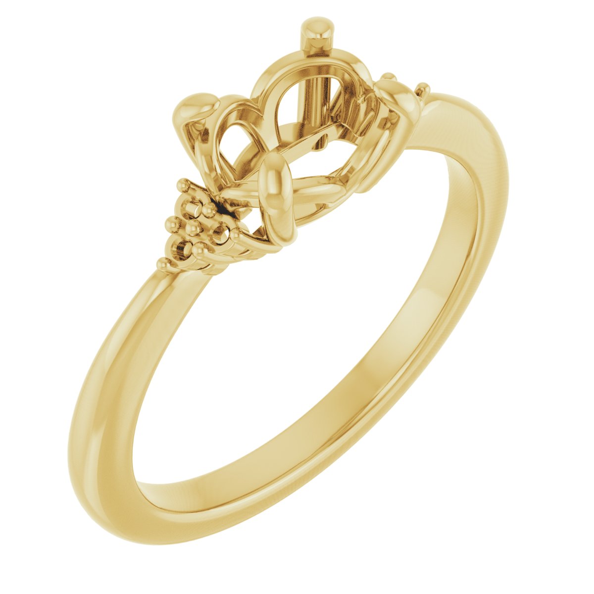 Accented Engagement Ring or Band