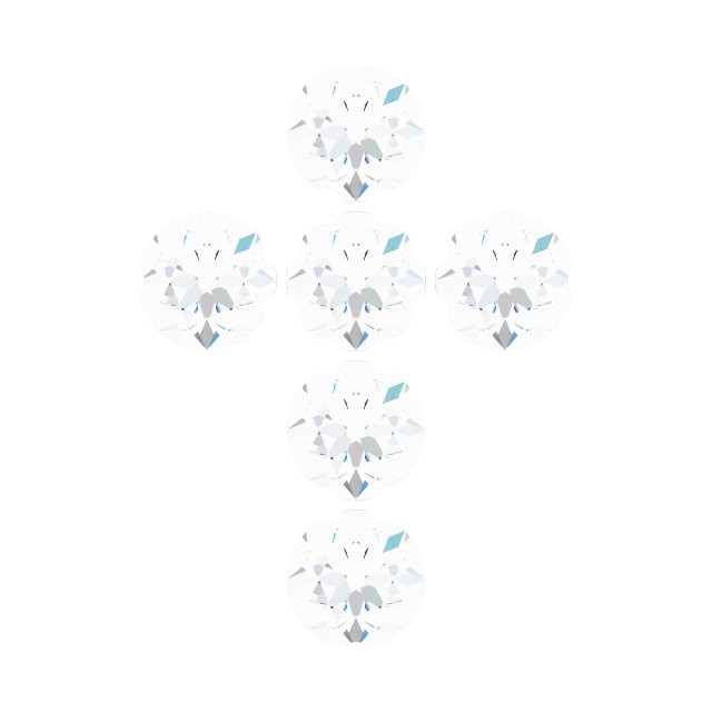 Accented Cross Necklace or Pendant