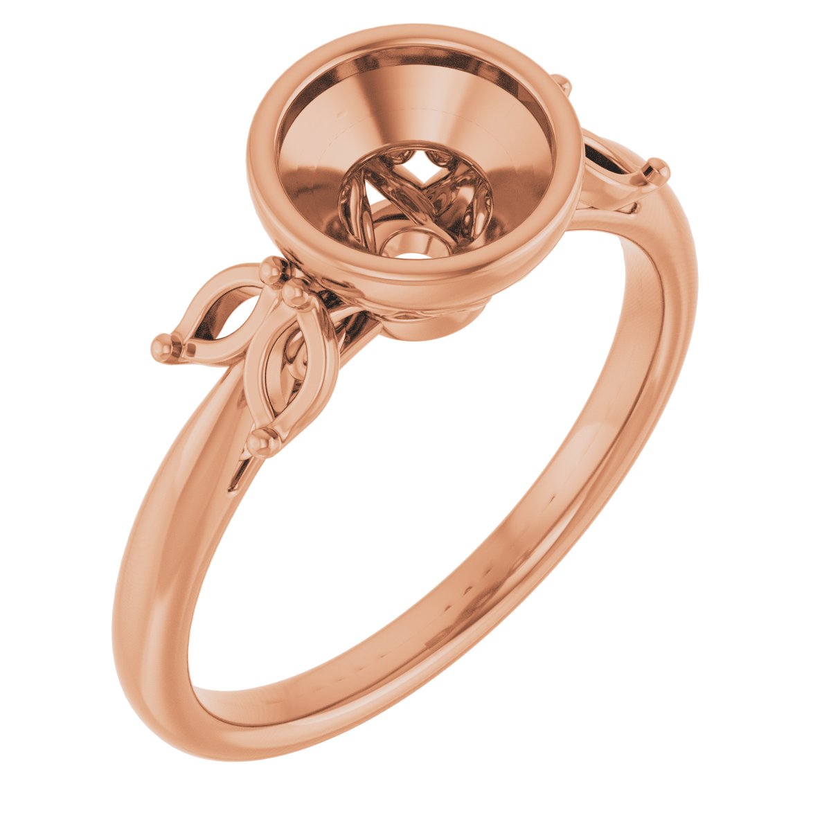 Bezel-Set Engagement Ring or Band