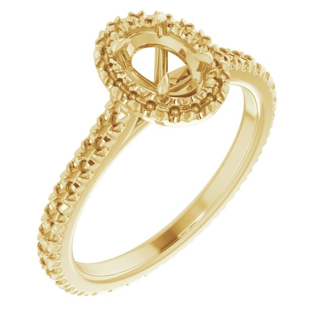 Halo-Style Eternity-Style Engagement Ring