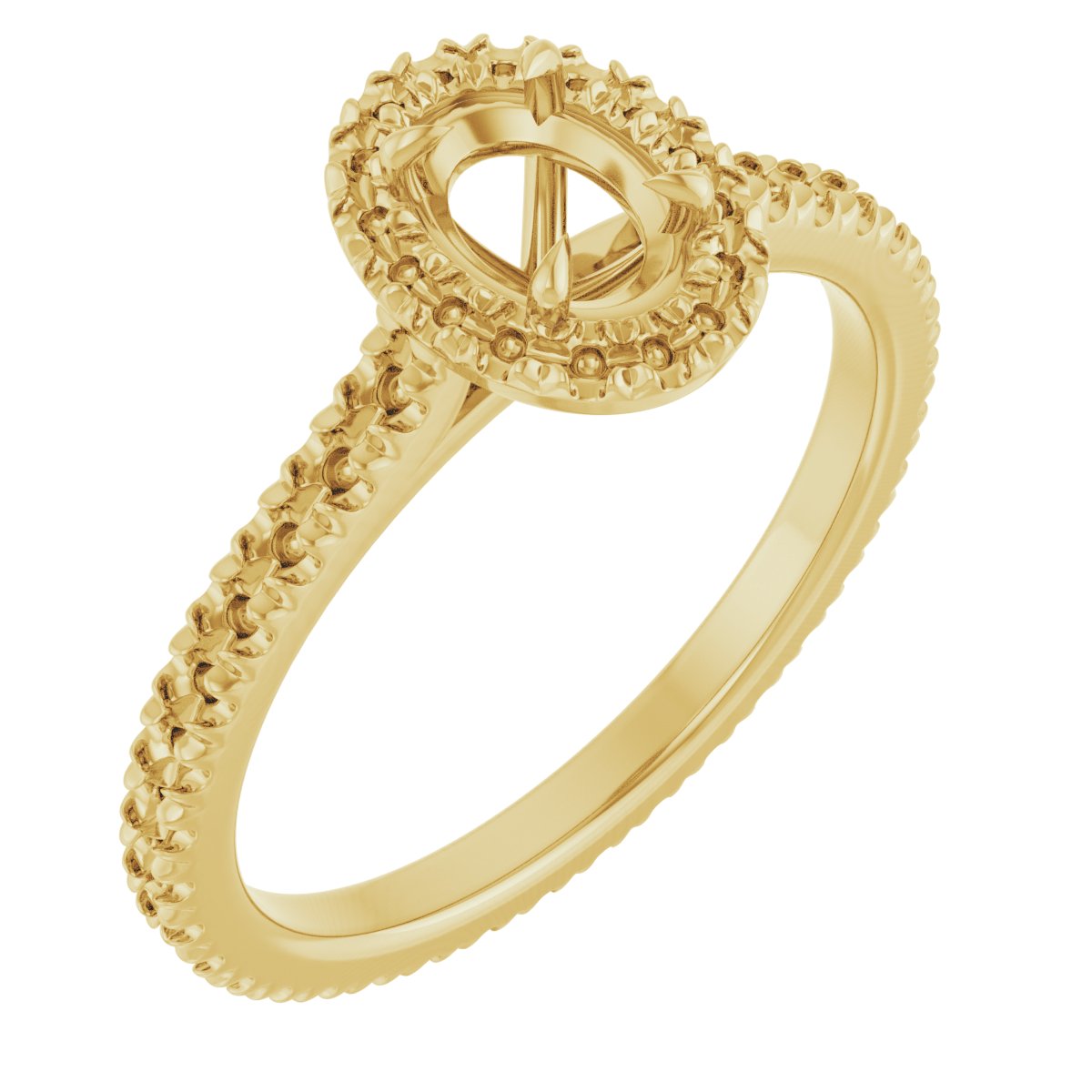 Halo-Style Eternity-Style Engagement Ring
