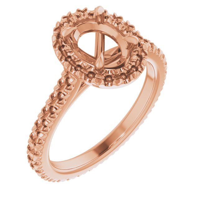 Halo-Style Eternity-Style Engagement Ring