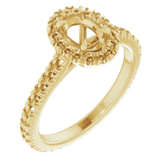 Halo-Style Eternity-Style Engagement Ring
