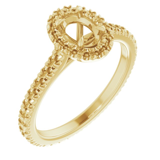 Halo-Style Eternity-Style Engagement Ring
