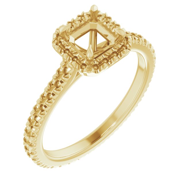 Halo-Style Eternity-Style Engagement Ring