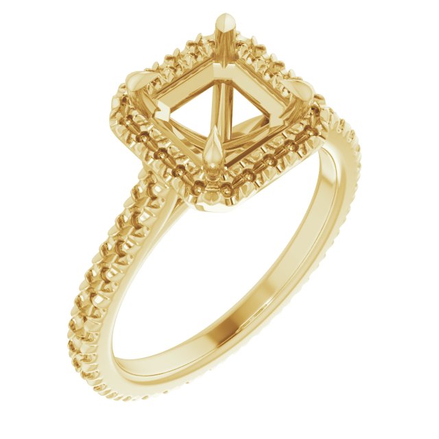 Halo-Style Eternity-Style Engagement Ring