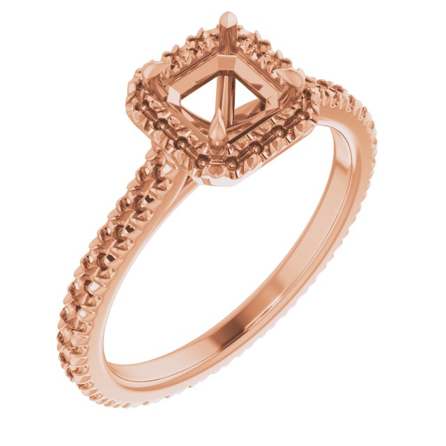 Halo-Style Eternity-Style Engagement Ring