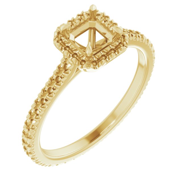 Halo-Style Eternity-Style Engagement Ring