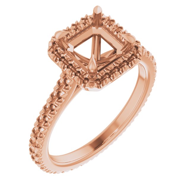 Halo-Style Eternity-Style Engagement Ring