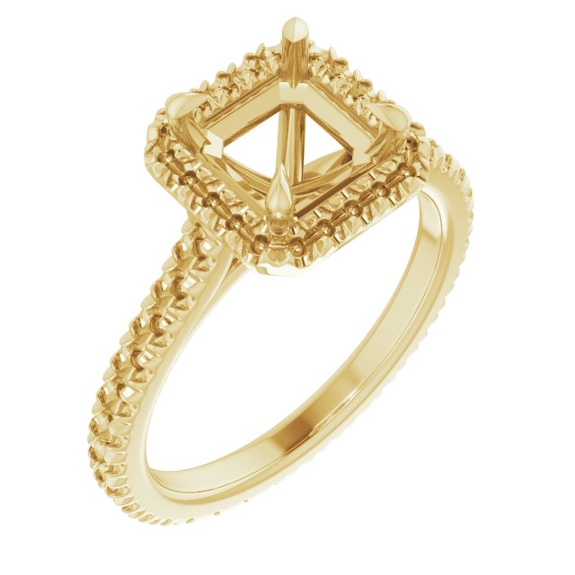 Halo-Style Eternity-Style Engagement Ring
