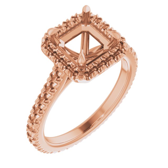 Halo-Style Eternity-Style Engagement Ring