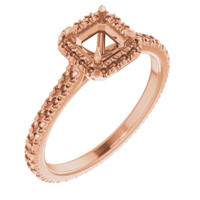 Halo-Style Eternity-Style Engagement Ring