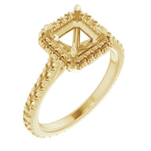 Halo-Style Eternity-Style Engagement Ring