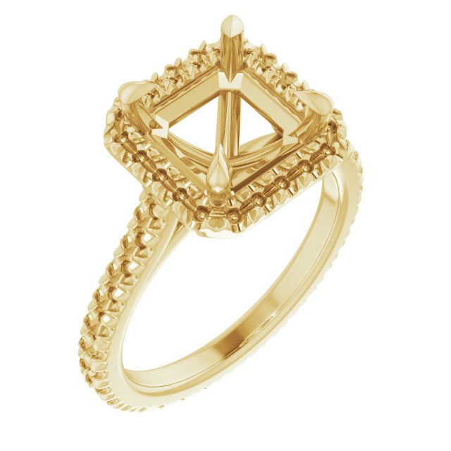 Halo-Style Eternity-Style Engagement Ring