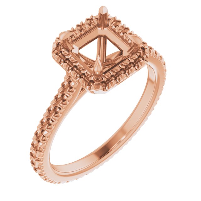 Halo-Style Eternity-Style Engagement Ring