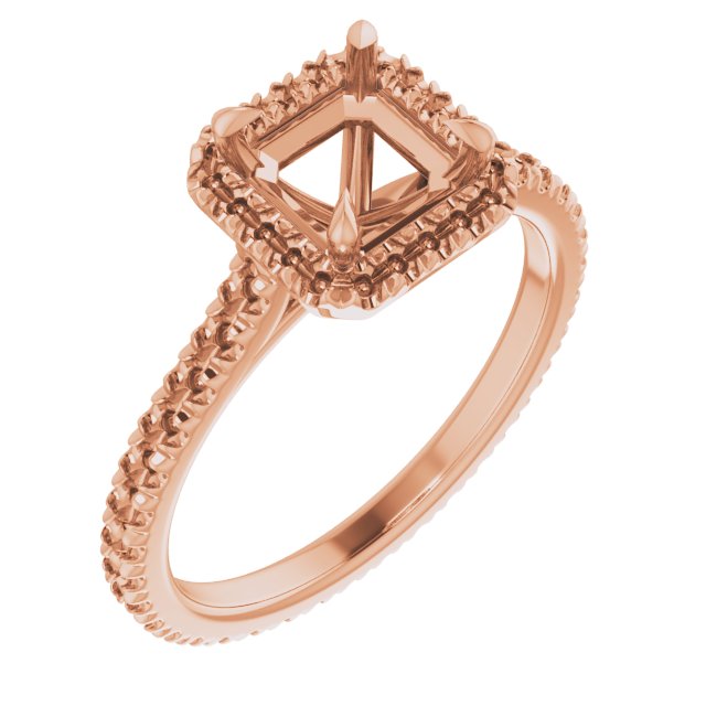 Halo-Style Eternity-Style Engagement Ring