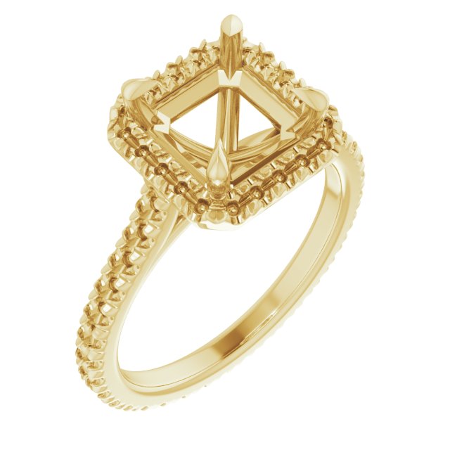 Halo-Style Eternity-Style Engagement Ring