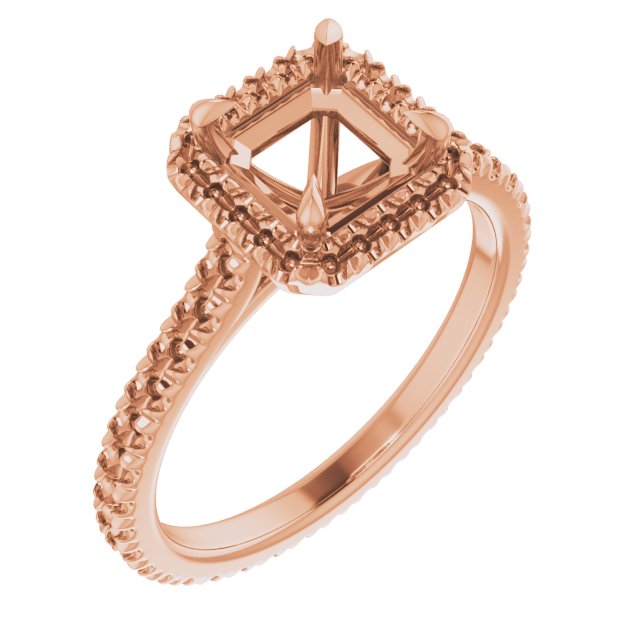 Halo-Style Eternity-Style Engagement Ring