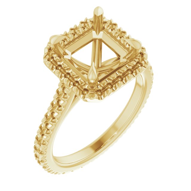 Halo-Style Eternity-Style Engagement Ring