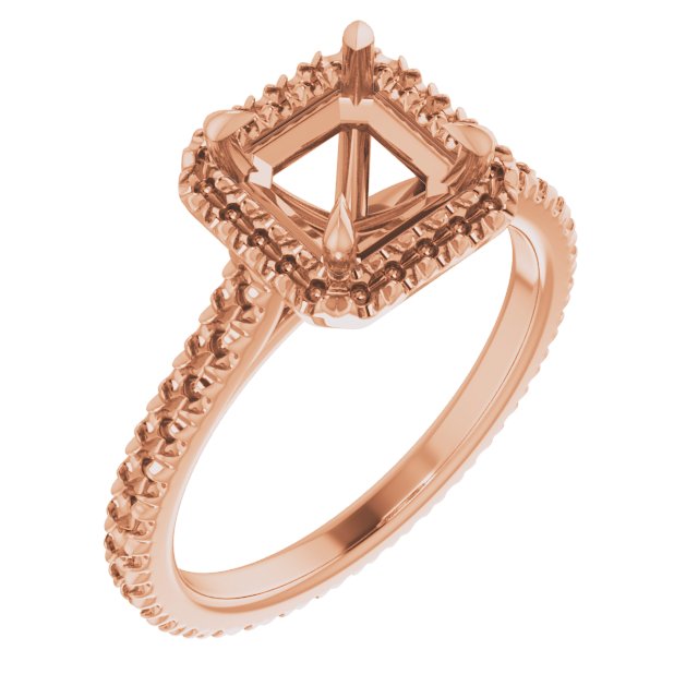 Halo-Style Eternity-Style Engagement Ring