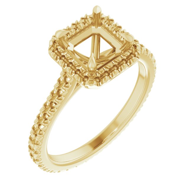 Halo-Style Eternity-Style Engagement Ring