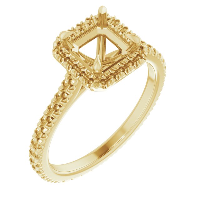 Halo-Style Eternity-Style Engagement Ring