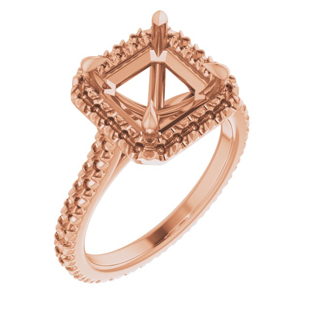 Halo-Style Eternity-Style Engagement Ring